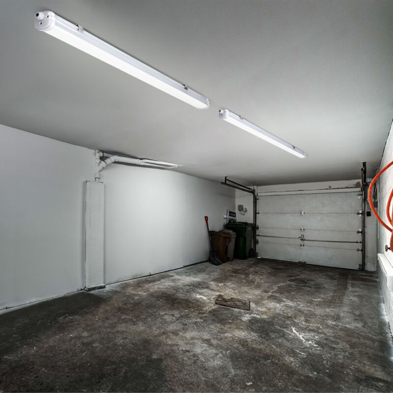 foto del prodotto v tac lampada led per vasca, luce per ambienti umidi, luce per garage, lampada per ingresso, lampada da soffitto, plastica, resistente ai getti