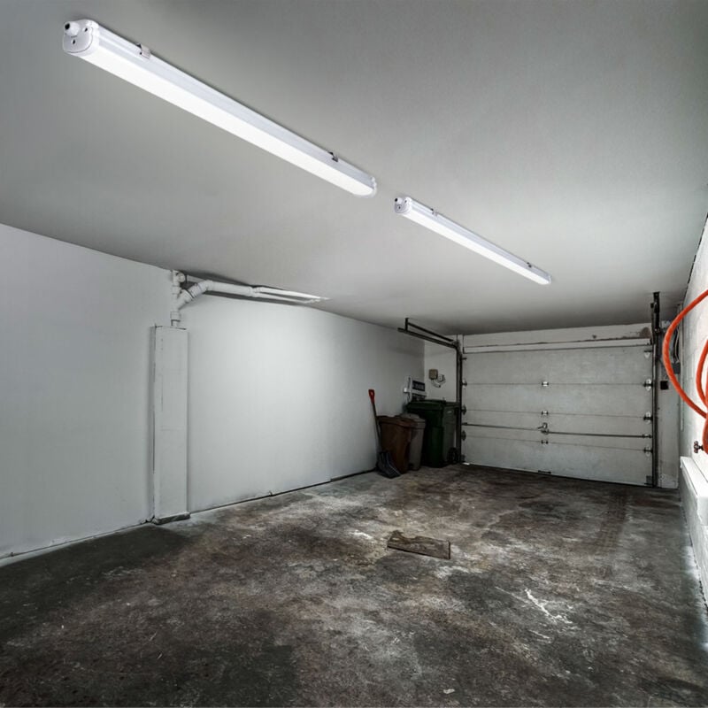 foto del prodotto v tac lampada per ambienti umidi, plafoniera, lampada da bagno, lampada led per cantina per ambienti umidi e bagnati, ip65, 4320lm, 36w, 4500k,
