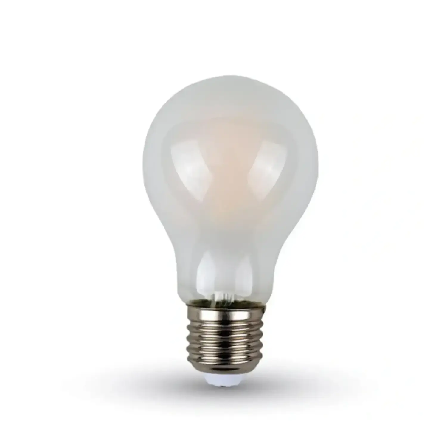 foto del prodotto v tac lampadina filo led satinata a60 bulbo e27 7 watt bianco freddo