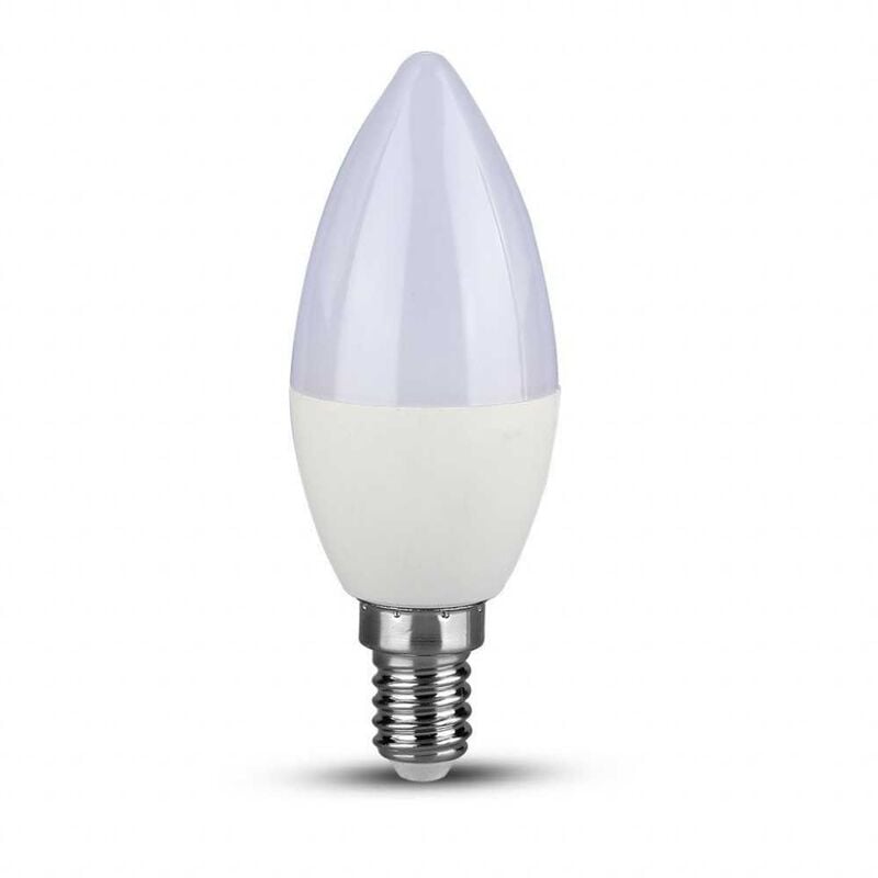 foto del prodotto v tac lampadina led attacco e14 da 4,5w candela bianco freddo