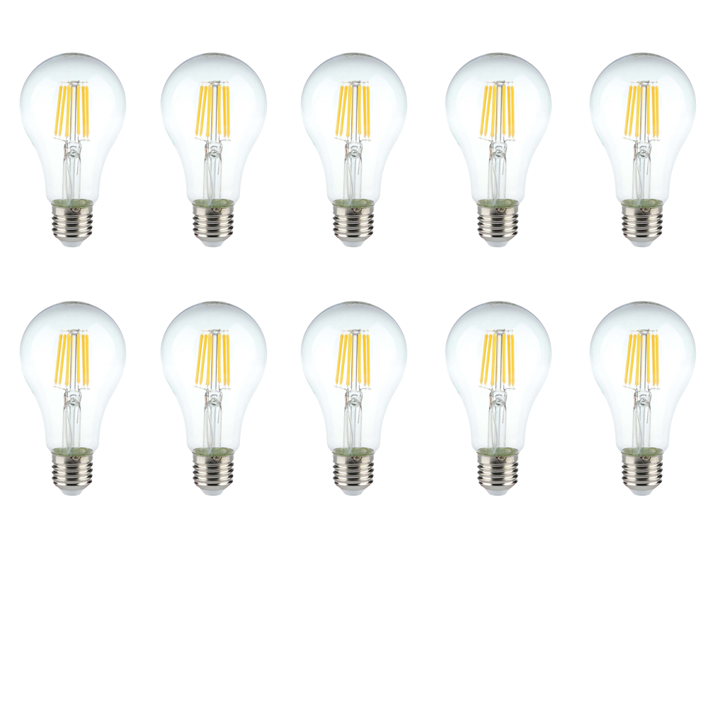 foto del prodotto v tac lampadina led e27 10w a67 filamento bianco naturale 10 pezzi