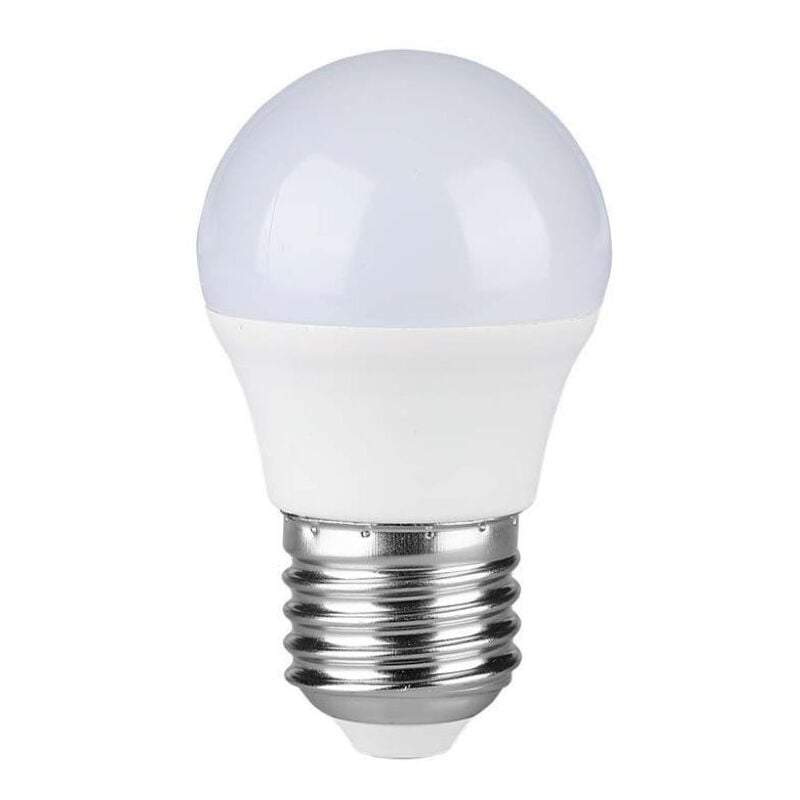 foto del prodotto v tac lampadina led e27 4,5w g45 bianco freddo box 3 pezzi 