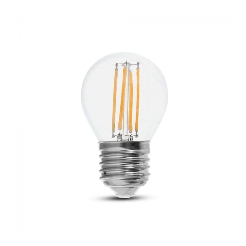 foto del prodotto v tac lampadina led e27 6w 100lm w g45 filamento bianco caldo