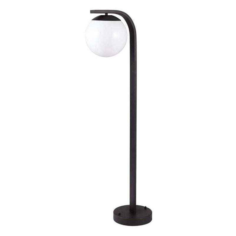 foto del prodotto v tac lampione led da giardino con portalampada a lanterna e27 colore nero opaco h 105cm ip44