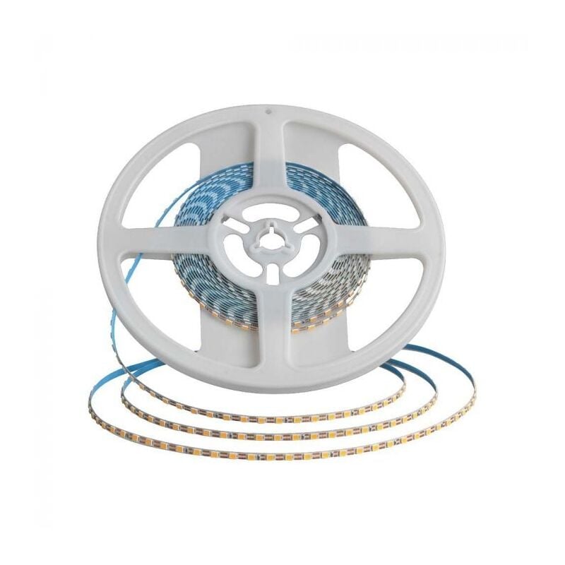 foto del prodotto v tac led vt 2835 strip led 24v smd2835 120led mt 8w mt striscia doppio pcb ultrasottile 3mm 4000k ip20 23025
