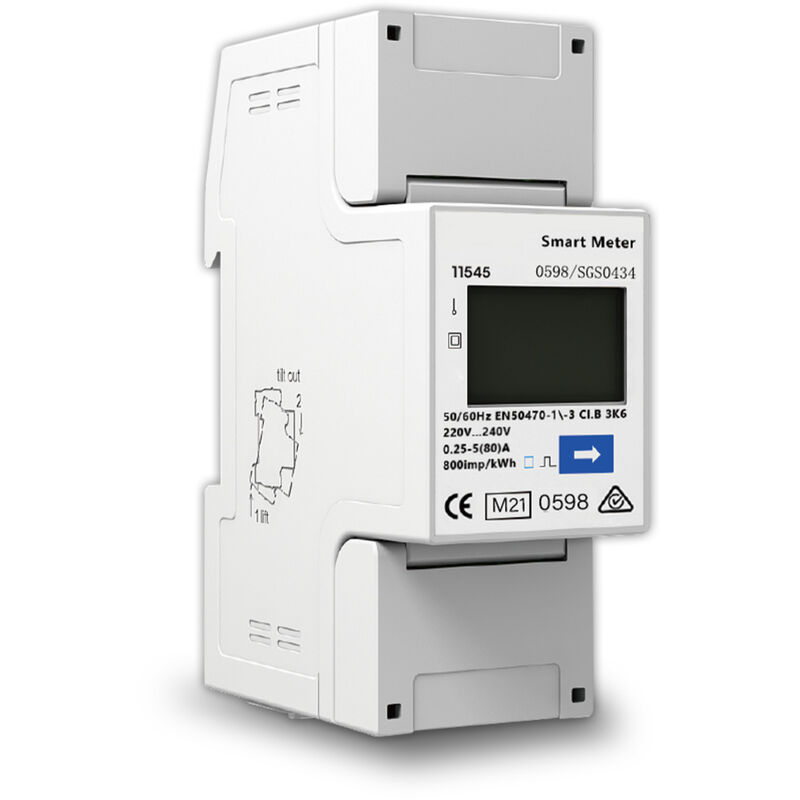 foto del prodotto v tac meter chint contatore bidirezionale monofase per misurazione precisa e controllo energetico avanzato