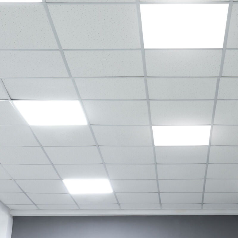 foto del prodotto v tac pannello da incasso a led pannello quadrato per soffitto lampada da incasso luce da incasso in alluminio bianco, 36w 4320lm bianco neutro,