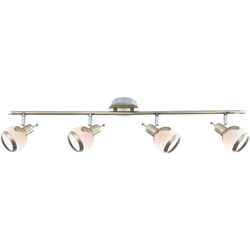 foto del prodotto v tac plafoniera di design per sala da pranzo faretto in vetro spot bar luce orientabile