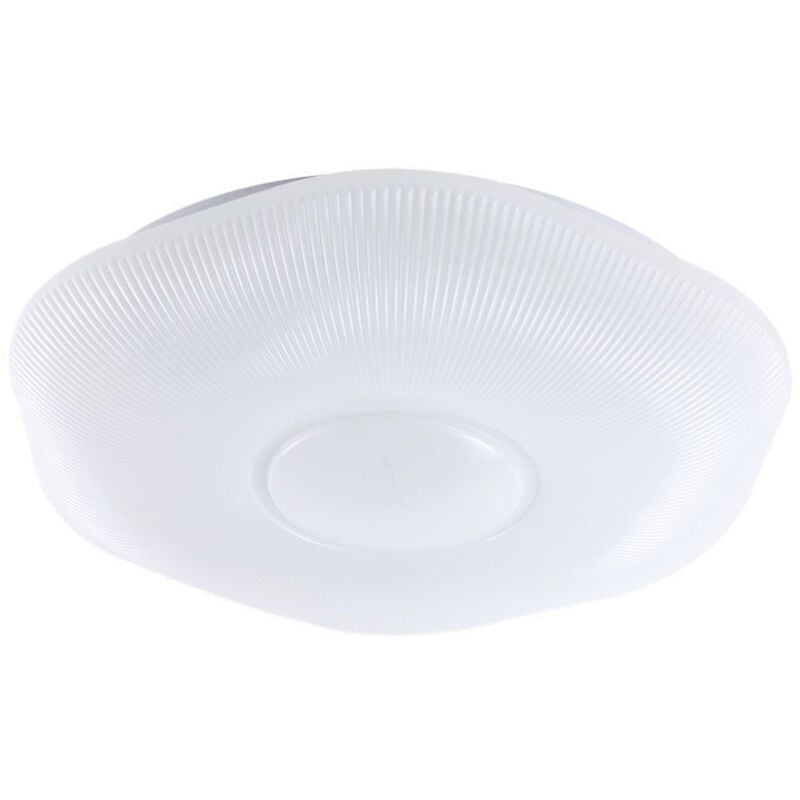 foto del prodotto v tac plafoniera led 40w ondulata telecomando cct 3in1 d400mm dimmerabile,cover zigrinata