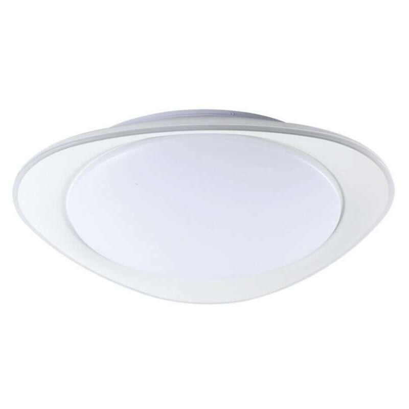 foto del prodotto v tac plafoniera led 40w rotonda telecomando cct 3in1 bianco d450mm dimmerabile ellittica