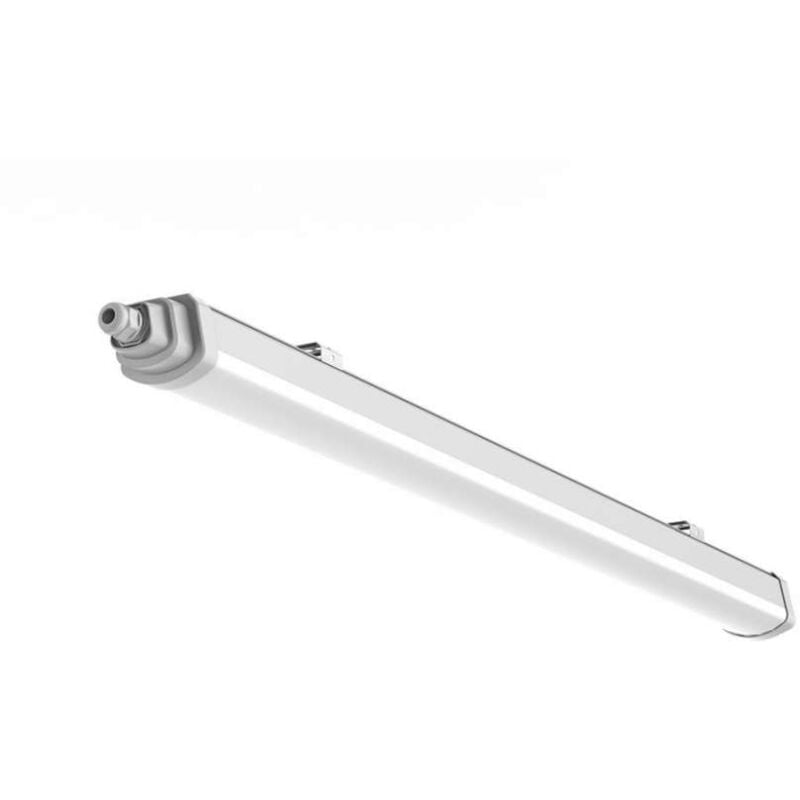 foto del prodotto v tac plafoniera led chip samsung impermeabile 36w 120lm w collegabile gt series 120cm 4000k ip65