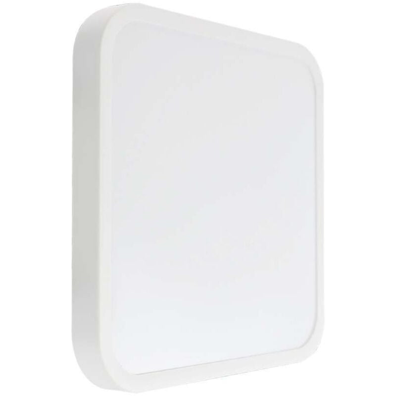 foto del prodotto v tac plafoniera led chip samsung quadrata 18w 100lm w 250mm bianco freddo ip44
