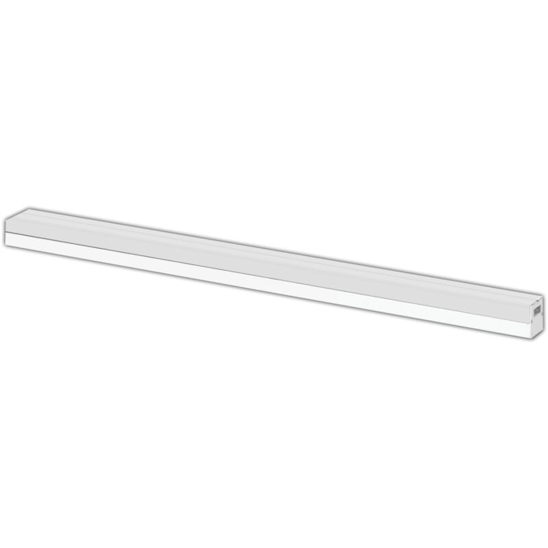 foto del prodotto v tac plafoniera led lineare 40w 120cm colore bianco bianco freddo ip20