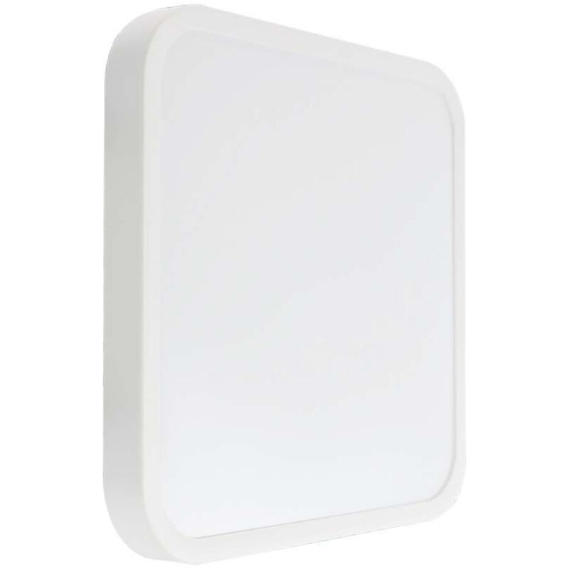 foto del prodotto v tac plafoniera led quadrata 18w telecomando sensore movimento microonde bianco naturale ip44