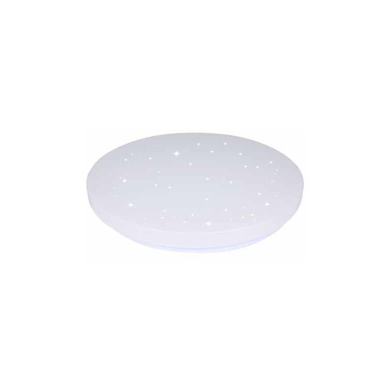 foto del prodotto v tac plafoniera led rotonda 18w interruttore cct 3in1 effetto stellato d 310mm h 55mm