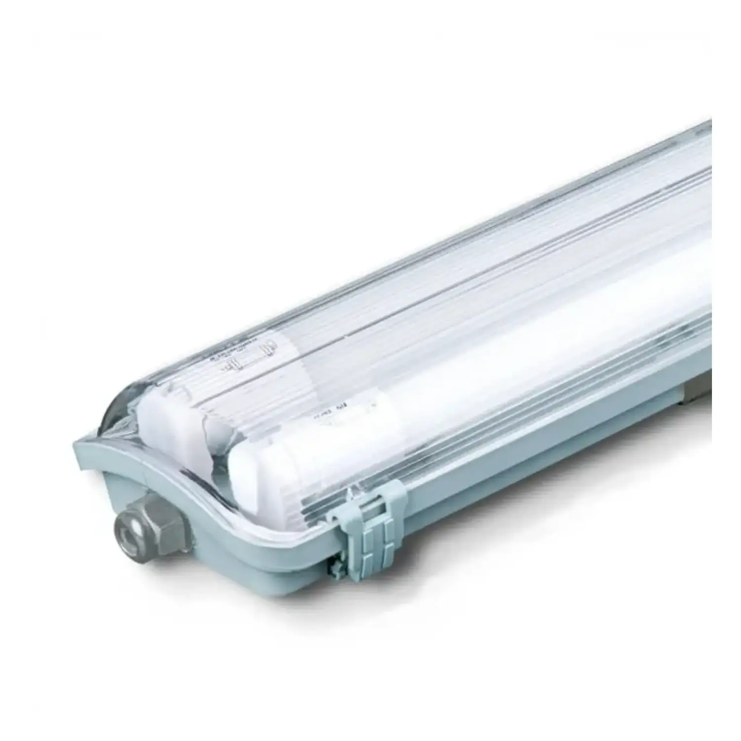 foto del prodotto v tac plafoniera neon tubi led 2x10 watt bianco naturale 2 luci 60 cm