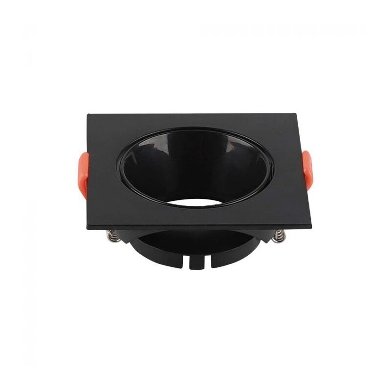 foto del prodotto v tac portafaretto da incasso quadrato per faretti led gu10 colore nero