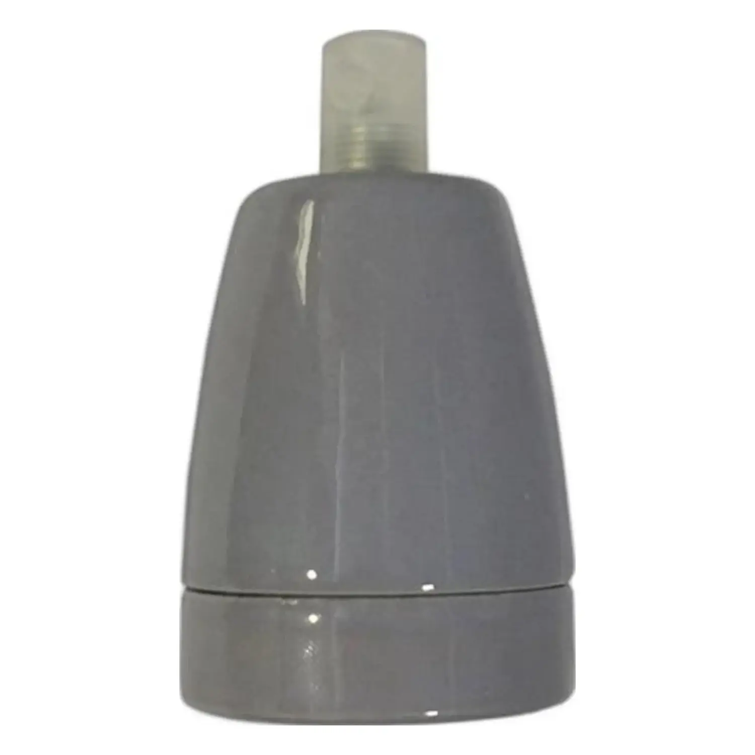 foto del prodotto v-tac portalampada in porcellana porta lampadina colorato e27 grigio