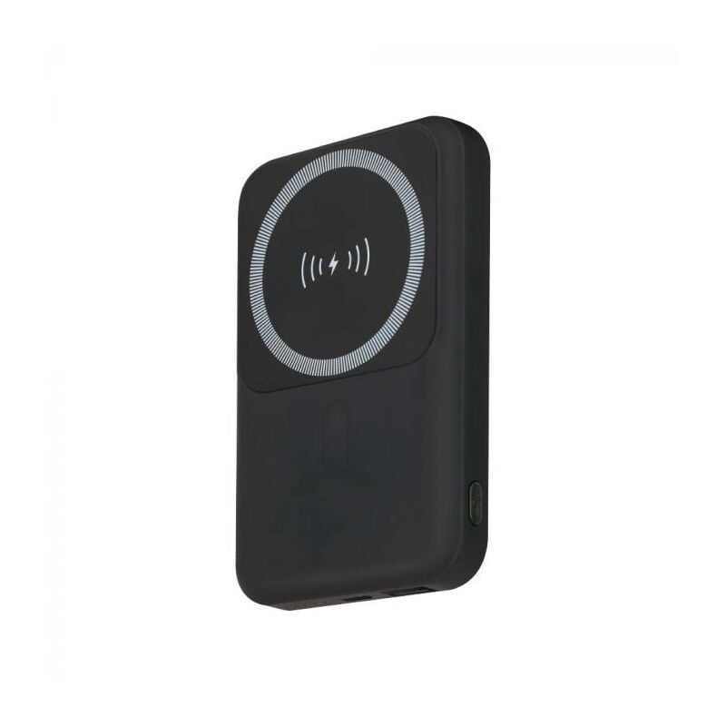 foto del prodotto v-tac power bank magsafe 10000ah magnetico con ricarica wireless 20w ultrasottile colore nero - 23038