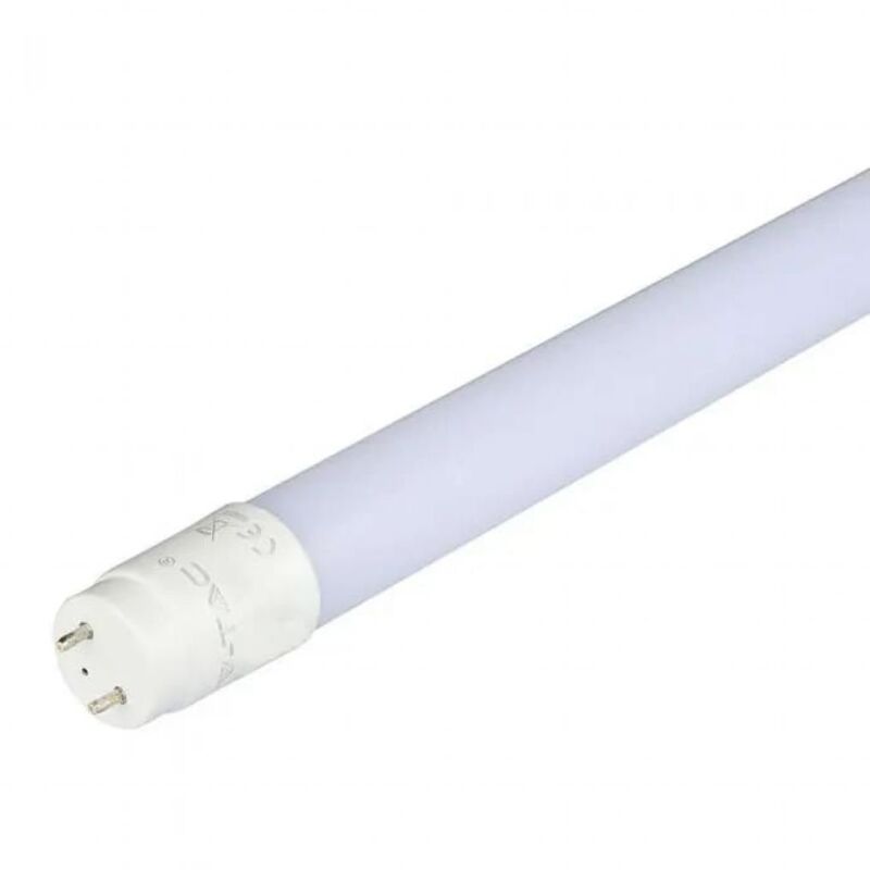 foto del prodotto v tac pro vt 062 tubo led con chip samsung t8 7,5w g13 60cm in nanoplastica, ruotabile bianco freddo 6400k