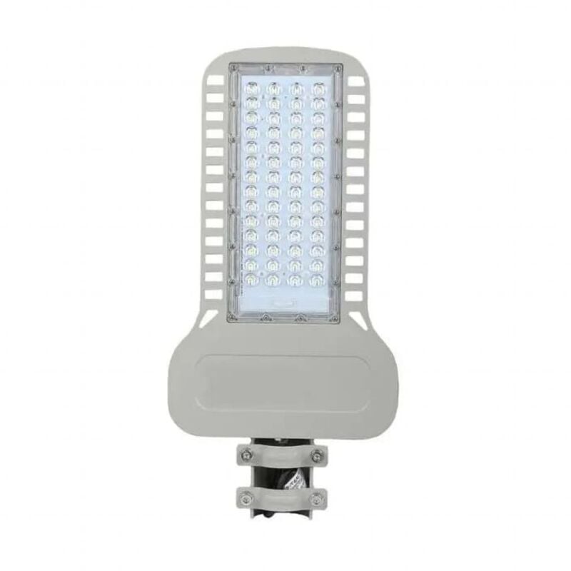 foto del prodotto v tac pro vt 104st armatura lampada stradale led 100w chip samsung bianco naturale 4000k slim ip65 sku 21960