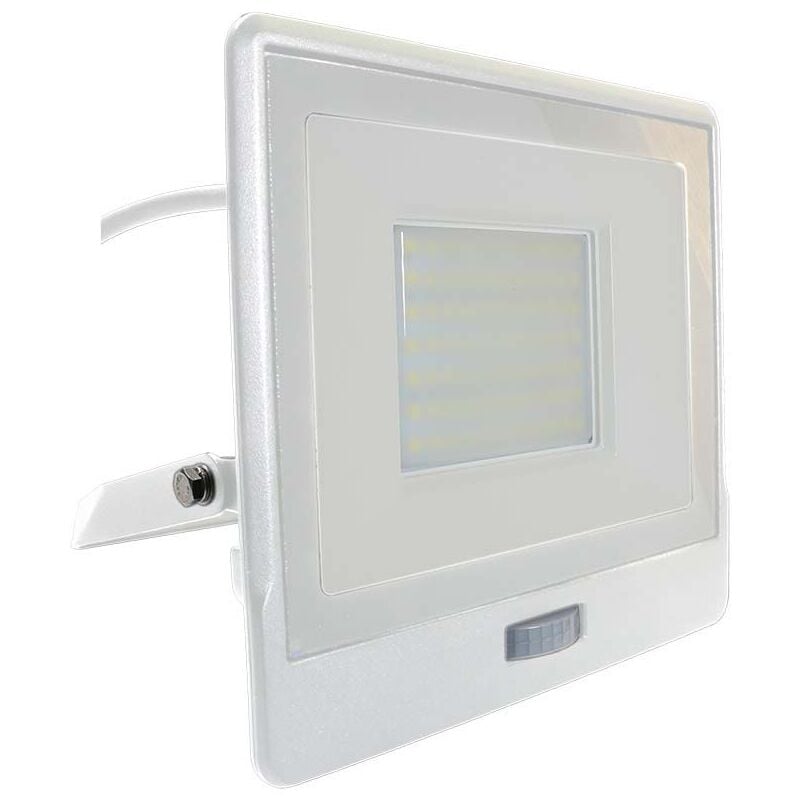 foto del prodotto v tac pro vt 158s 1 faro led 50w chip samsung sensore pir cavo 1m colore bianco luce 4000k ip65 20302