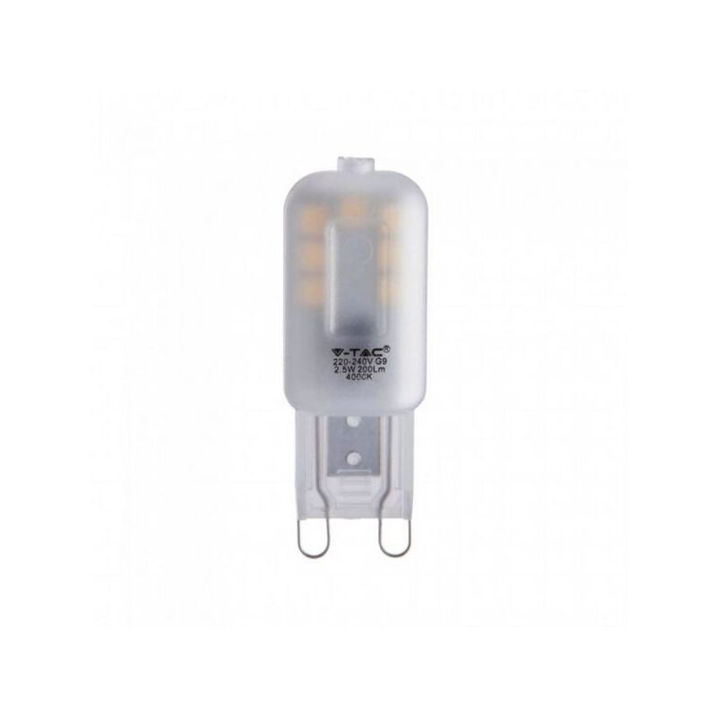 foto del prodotto v-tac - pro vt-203-b lampadina faretto led chip samsung g9 2,5w luce fredda 6400k (blister 1 pezzo)sku 244