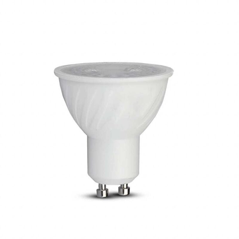 foto del prodotto v tac pro vt 227d lampadina spot led faretto chip samsung smd 6w gu10 bianco freddo 6500k dimmerabile sku 21197