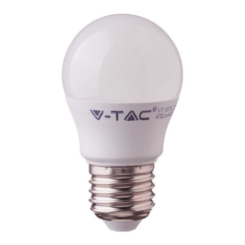 foto del prodotto v tac pro vt 246 lampadina led con chip samsung e27 5,5w g45 bianco freddo 6400k