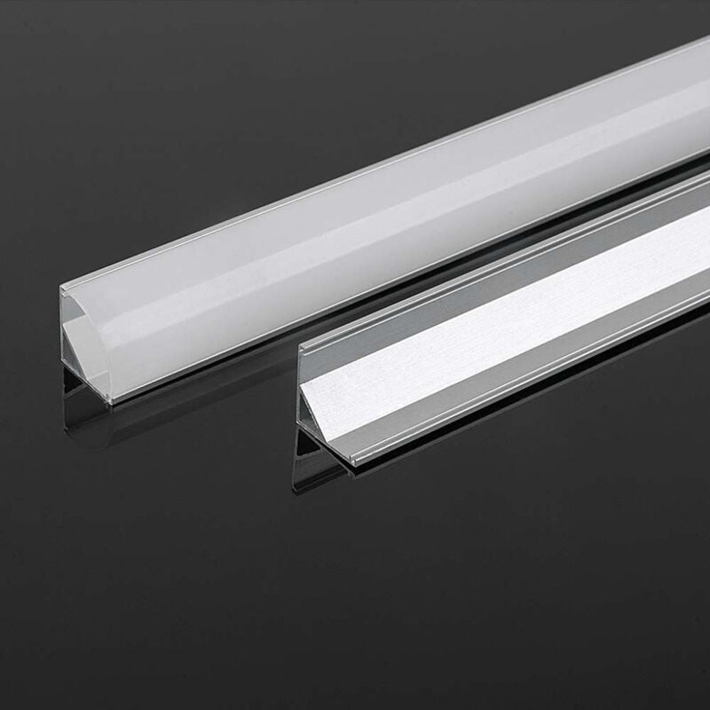 foto del prodotto v tac profilo in alluminio angolare colore silver per strip led 200015.815.8mm