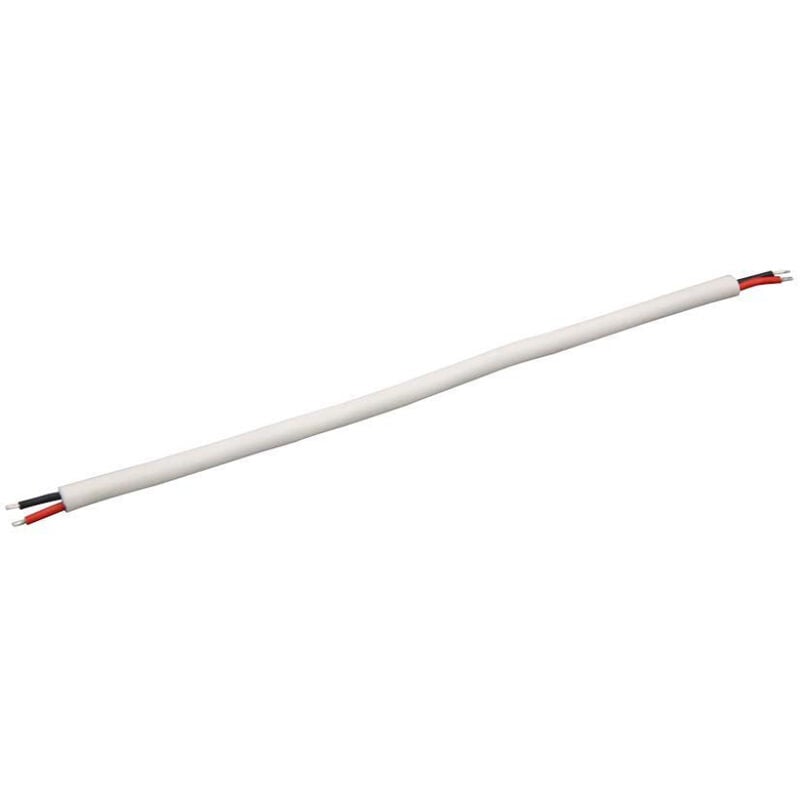 foto del prodotto v tac strip led cavo gommato elettrico 2p colore bianco cavi a saldare