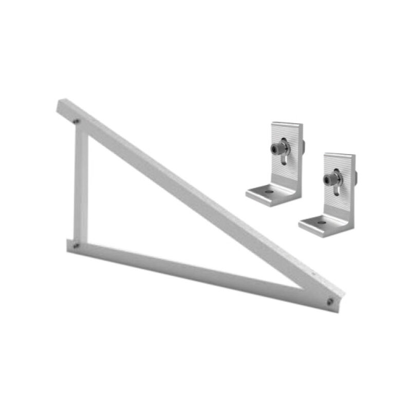 foto del prodotto v tac supporto triangolare con angolo regolabile 10 15 per pannelli solari fotovoltaici ip68