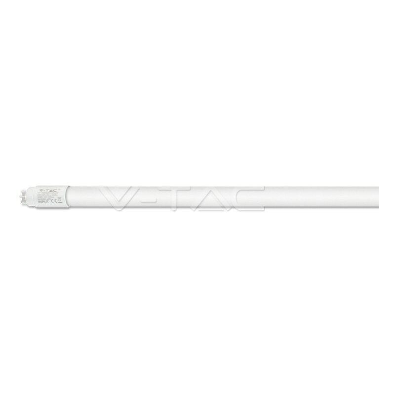 foto del prodotto v tac t8 tubo led 18w 120 cm nano plastica non ruotabile bianco 6400k luce fredda