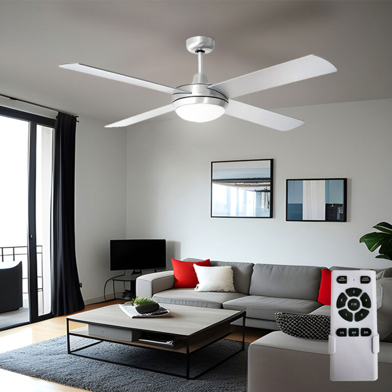 foto del prodotto v tac ventilatore da soffitto con telecomando ventilatore estate inverno telecomando luce ventilatore, timer a 5 livelli, commutabile