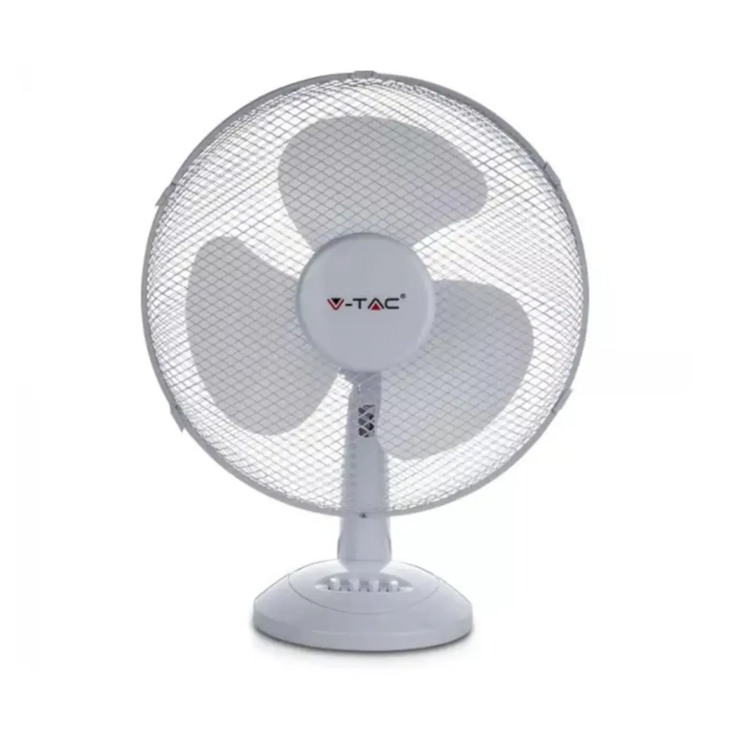 foto del prodotto v tac ventilatore da tavolo 3 pale con 3 velocit rotante colore bianco