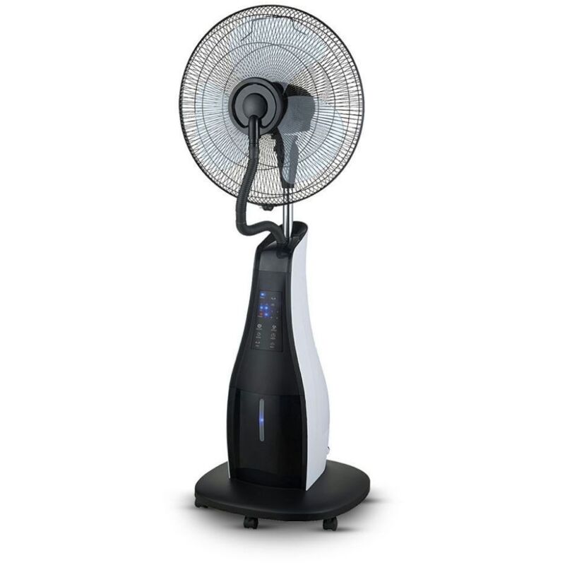 foto del prodotto v tac ventilatore nebulizzatore a piantana 80w 3 pale base a rotelle con telecomando 3 pale da 17 pollici capacit 3.2l
