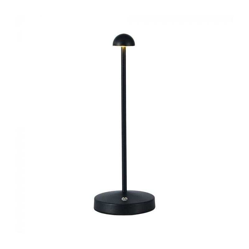 foto del prodotto v tac vt 1073 lampada led da tavolo 1.6w cct 3in1 colore nero ricaricabile con usb c touch dimmerabile 105295mm 10328