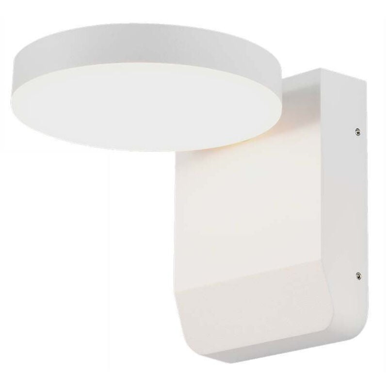 foto del prodotto v tac vt 11020 lampada led da parete rotonda faro 17w 150lm w illuminazione facciate colore bianco 4000k design moderno ip65 sku 2951