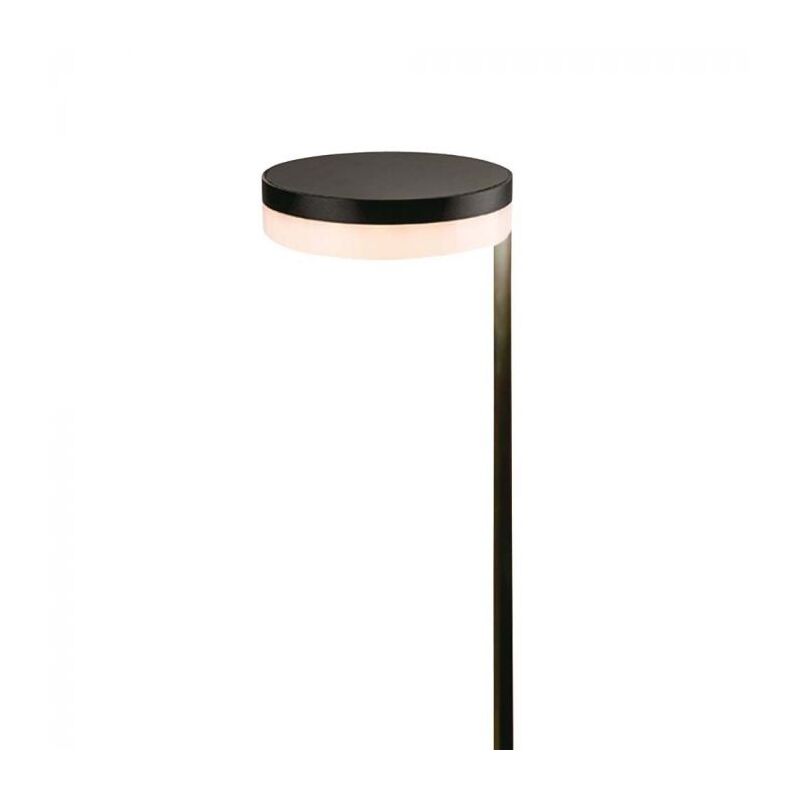 foto del prodotto v tac vt 1137 piantana led lampada solare da giardino rotonda 2.5w corpo nero luce 3000k ip54 23011