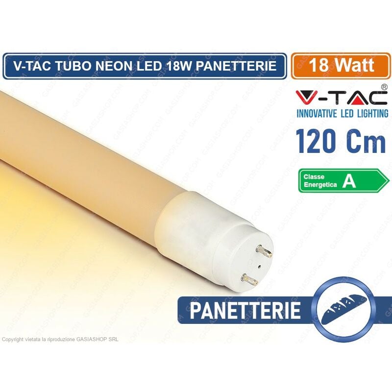 foto del prodotto v-tac - vt-1228 smd tubo led t8 g13 18w lampadina 120cm per panetterie - sku 6322