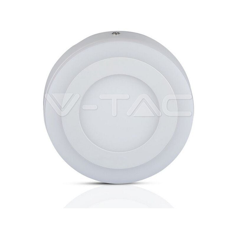 foto del prodotto v tac vt 1509 pannello a doppio led 12w 3w 20cm bianco freddo 6000k