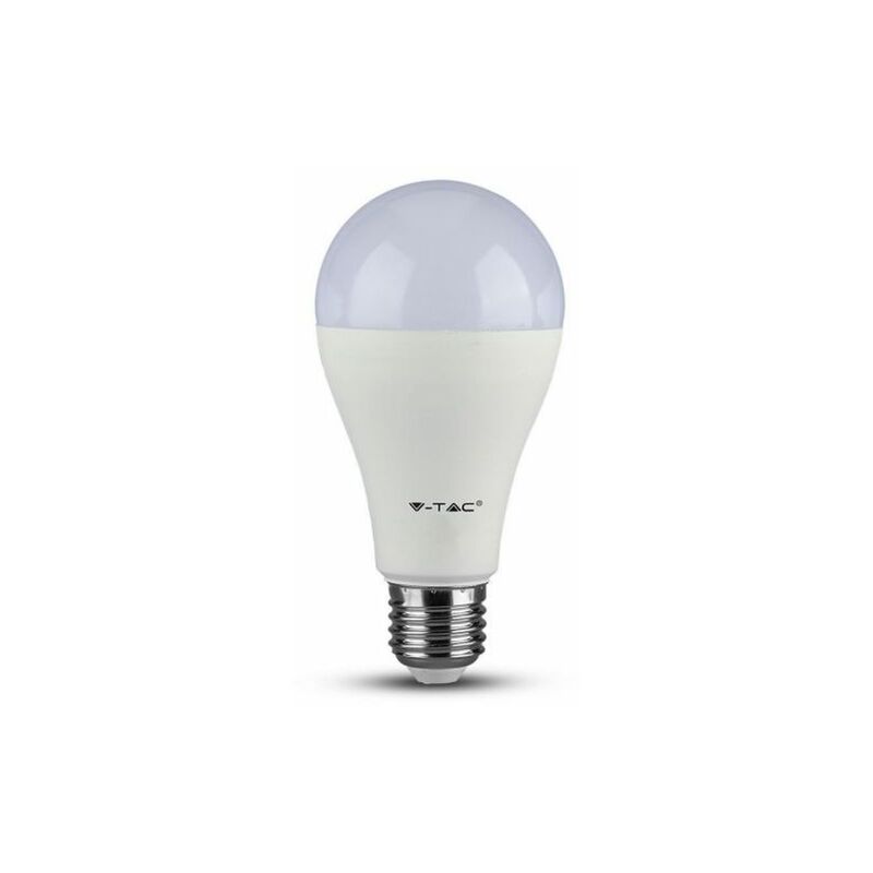 foto del prodotto v tac vt 2015 lampadina led e27 15w bulb a65 sku 4453 4454 4455 colore luce bianco naturale