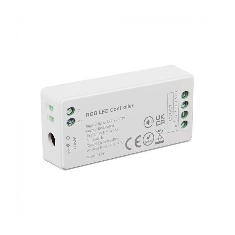 foto del prodotto v tac vt 2434 controller per strisce led wi fi rgb w 12v o 24v a 5 pin sku 2913