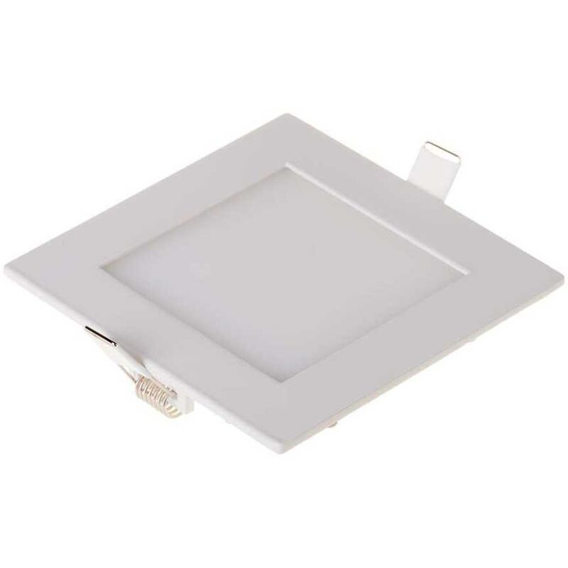 foto del prodotto v-tac vt-307sq mini pannello led quadrato 3w da incasso colore bianco 130lm 120° luce bianco naturale 4000k sku 216296