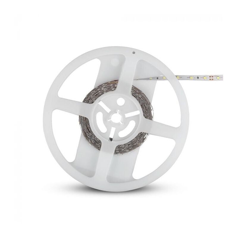 foto del prodotto v tac vt 3528 striscia led smd3528 strip luce giallo 3.2w m 60led m 12v 8mm ip20 gialla sku 212009