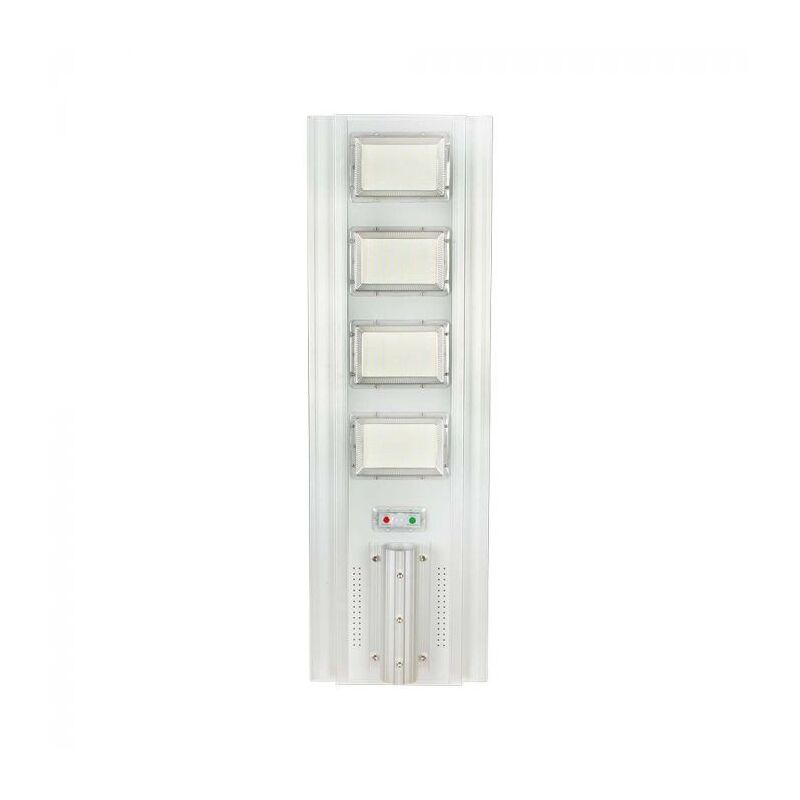 foto del prodotto v-tac vt-40401st armatura stradale led 400w smd con pannello solare da 50w sensore movimento e telecomando luce 6400k ip65 autoalimentata – sku 6760