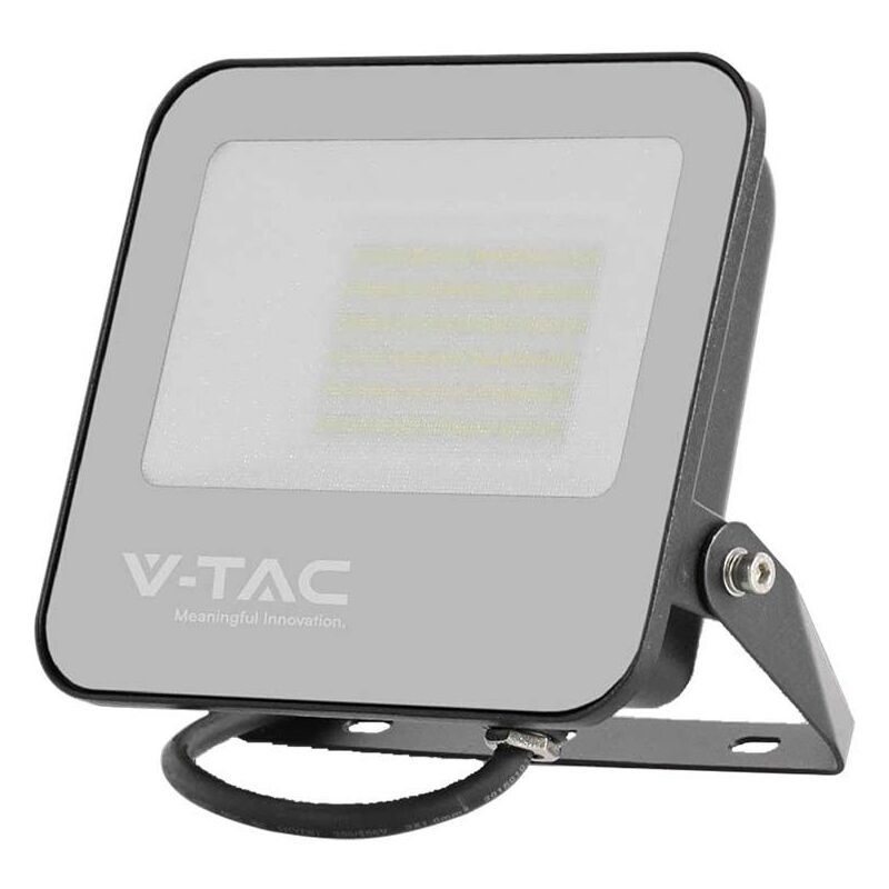 foto del prodotto v tac vt 44051 faro led smd 50w 160lm w colore nero luce bianco naturale 4000k ip65 23694