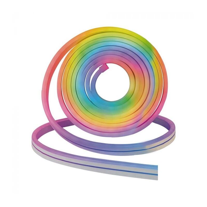 foto del prodotto v tac vt 5050 60 kit strip led wifi striscia flessibile neon flex rgb ip68 smart app alexa e google con telecomando 5mt 3005