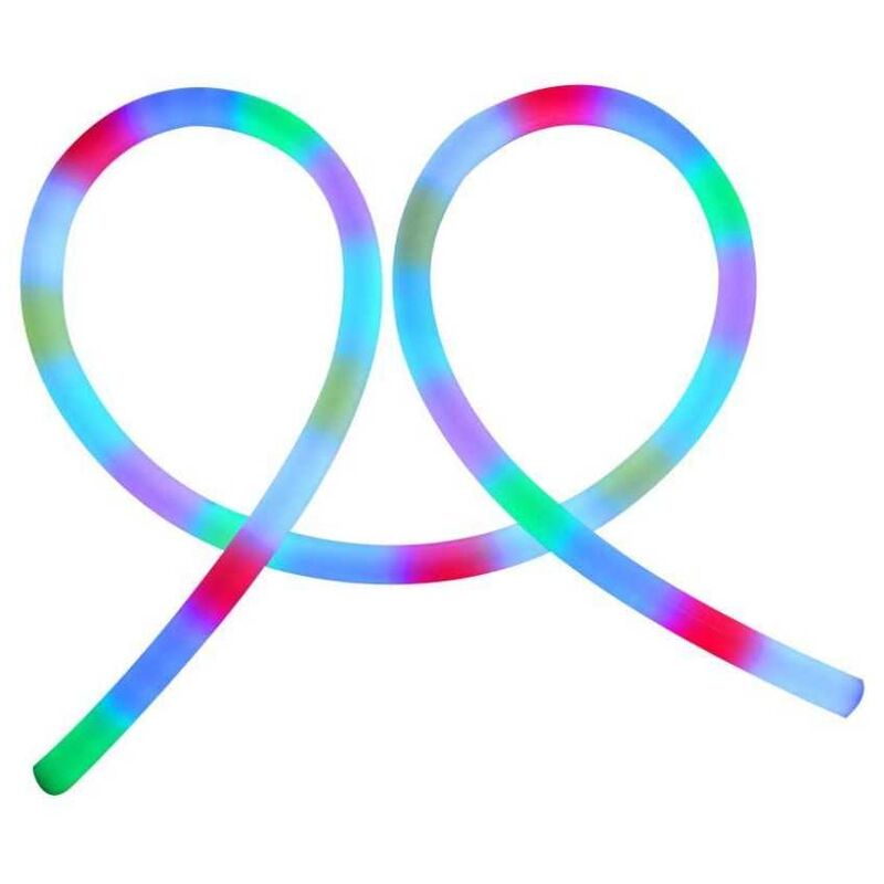 foto del prodotto v-tac vt-561 neon flex magic rgb striscia led in silicone 24v luminosità 360 - 100w 10w m 120 led m bobina da 10m ip20 sku 6876