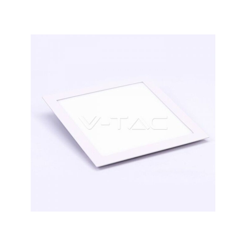 foto del prodotto v tac vt 624sq pannello led incasso quadrato 24w chip samsung bianco freddo 6400k driver sku 723